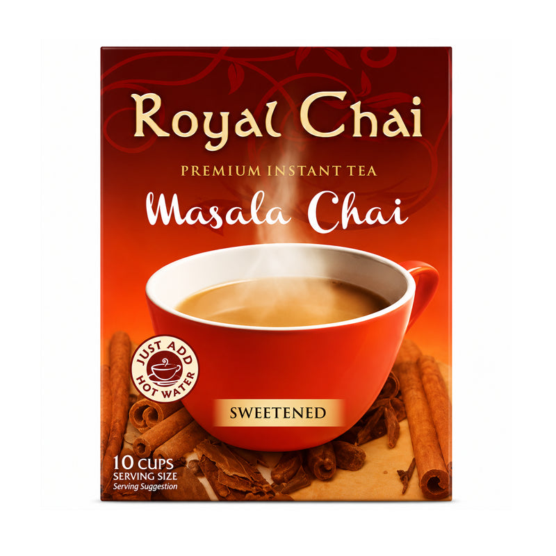 Royal Premium Instant Tea Masala Chai Sweetened 220g