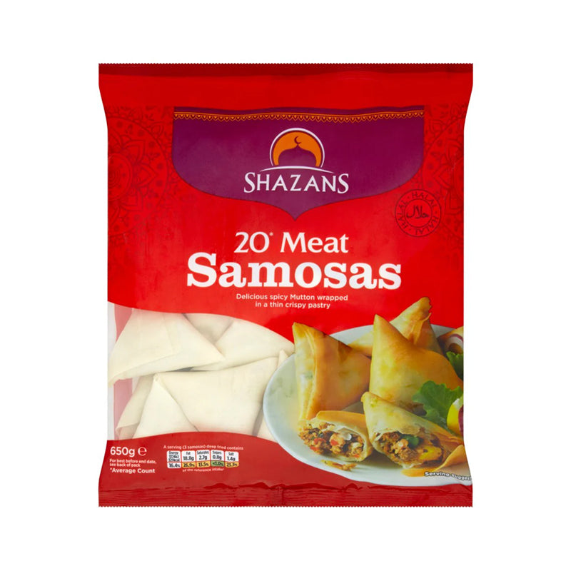 Shazans 20 Meat Samosa 650g