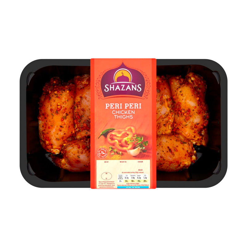 Shazans Peri Peri Chicken Thighs 900g