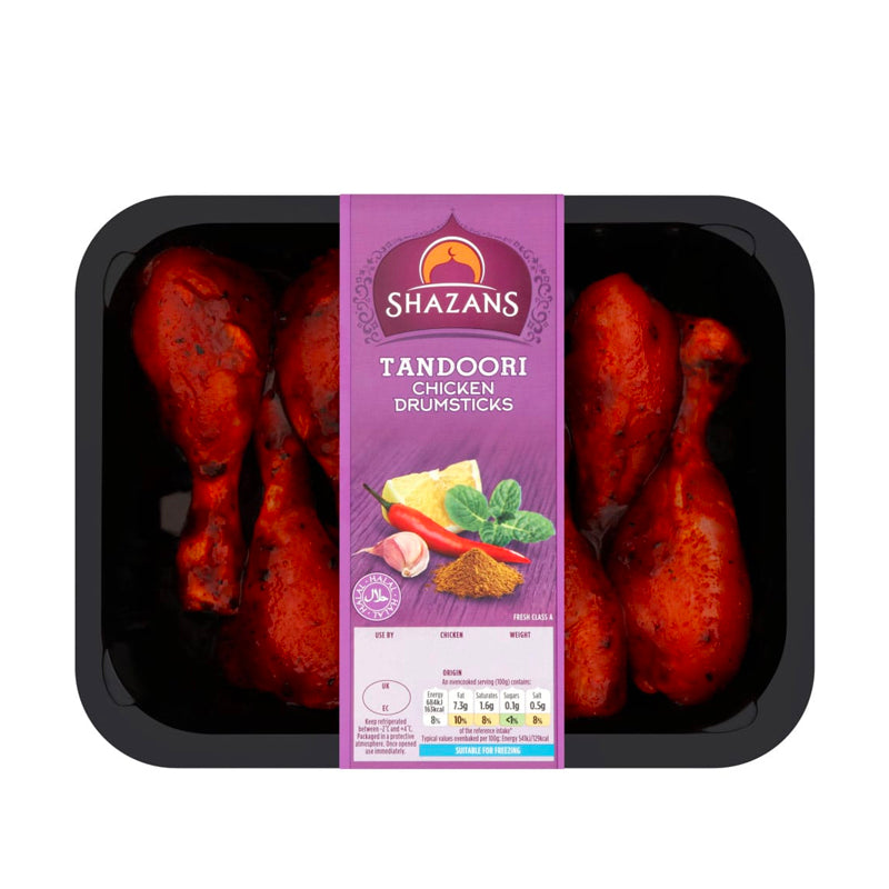 Shazans Tandoori Chicken Drumsticks 900g