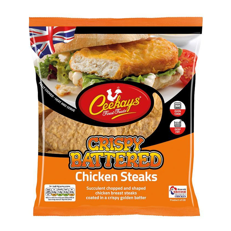 Ceekays Crispy Battered Chicken Steak 1020g