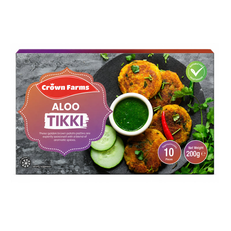 Crown Farms Aloo Tikki 10pcs