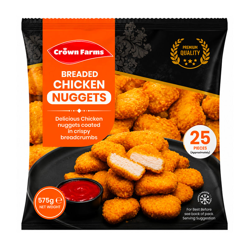 Crown Farms Breaded Chicken Nuggets 25pcs