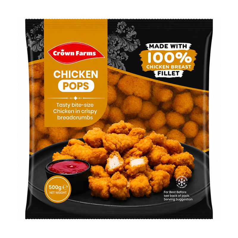Crown Farms Chicken Pops 500g