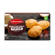 Crown Farms Mini Coconut Puri Gur 10pcs