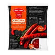 Crown Farms Spicy Chicken Frankfurters 340g