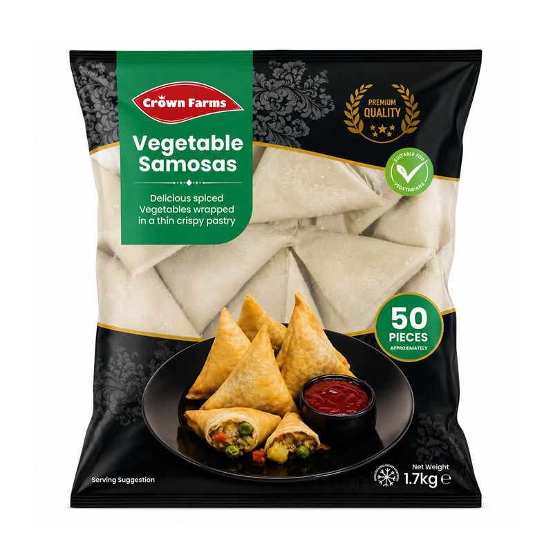 Crown Farms Vegetable Samosa 50pcs