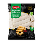 Crown Farms Vegetable Spring Rolls 18pcs