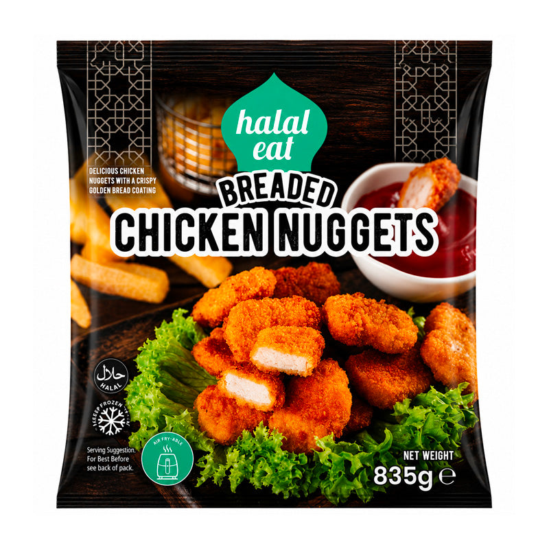 Halal Eat Breaded Chicken Nuggets