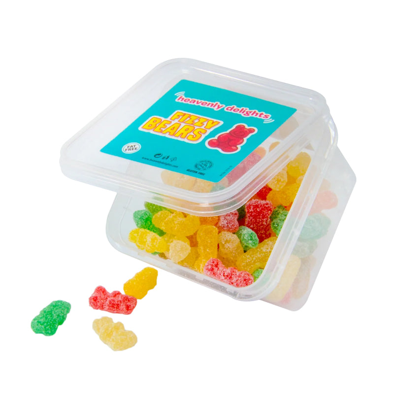 Heavenly Delights Fizzy Bears - 140gr Tub