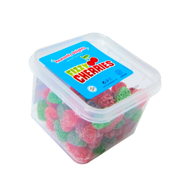 Heavenly Delights Fizzy Cherries - 140gr Tub