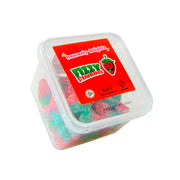 Heavenly Delights Fizzy Strawberries - 140g Tubs