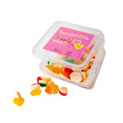 Heavenly Delights Fruity Hearts - 140gr Tub
