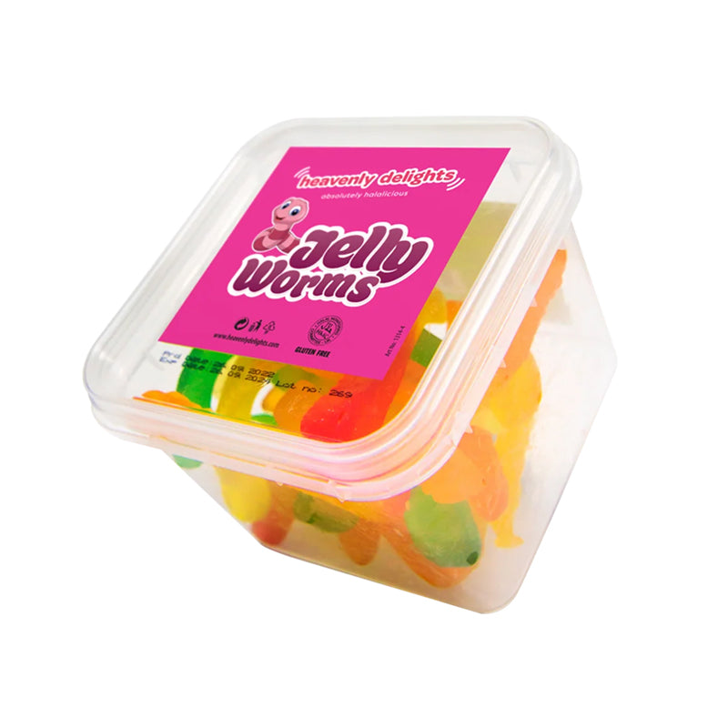 Heavenly Delights Jelly Worms - 140gr Tub