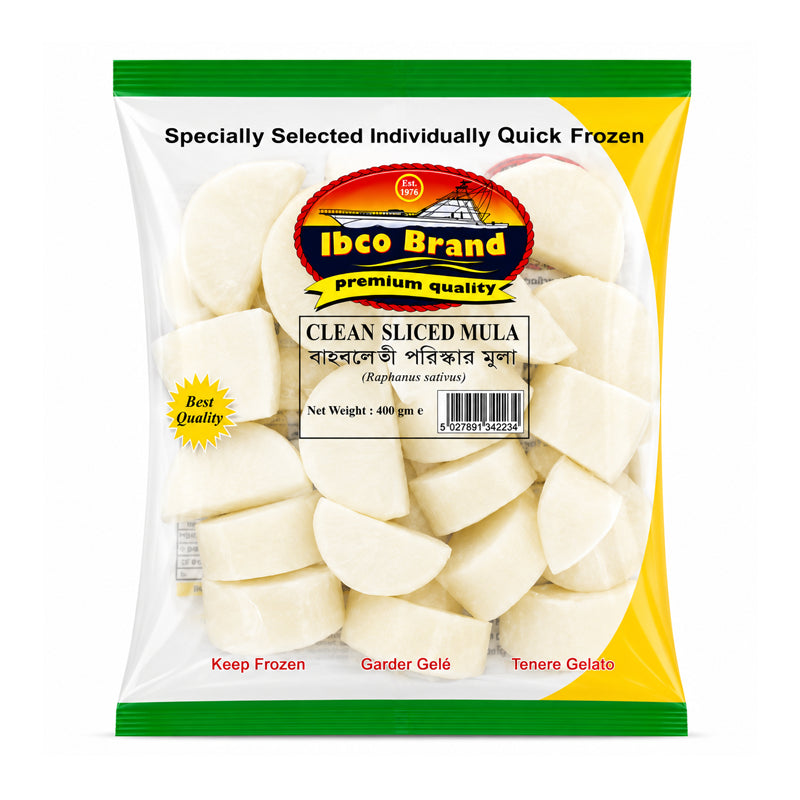 Ibco Frozen Mula Clean Sliced 400g