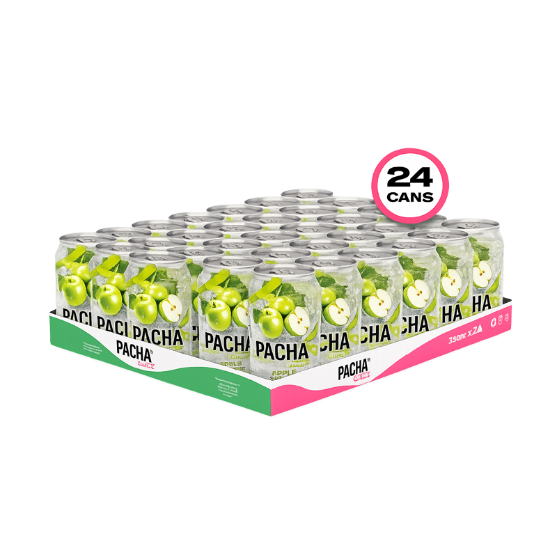 Pacha Apple case of 24 Cans