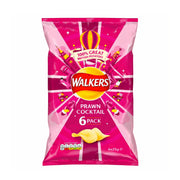 Walkers Prawn Cocktail Multipack Crisps 6pk