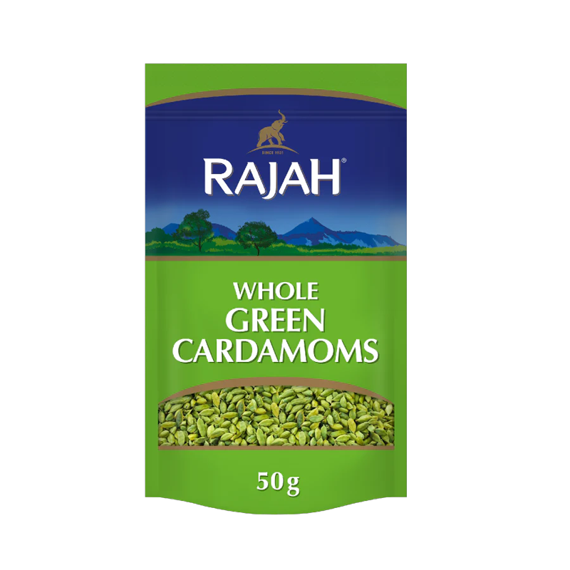 Rajah Whole Green Cardamoms