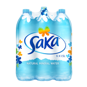 Saka Spring Water 6 x 1.5 Ltr