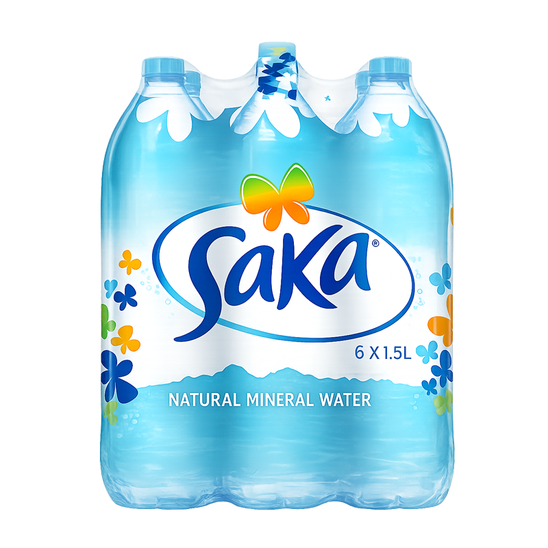 Saka Spring Water 6 x 1.5 Ltr