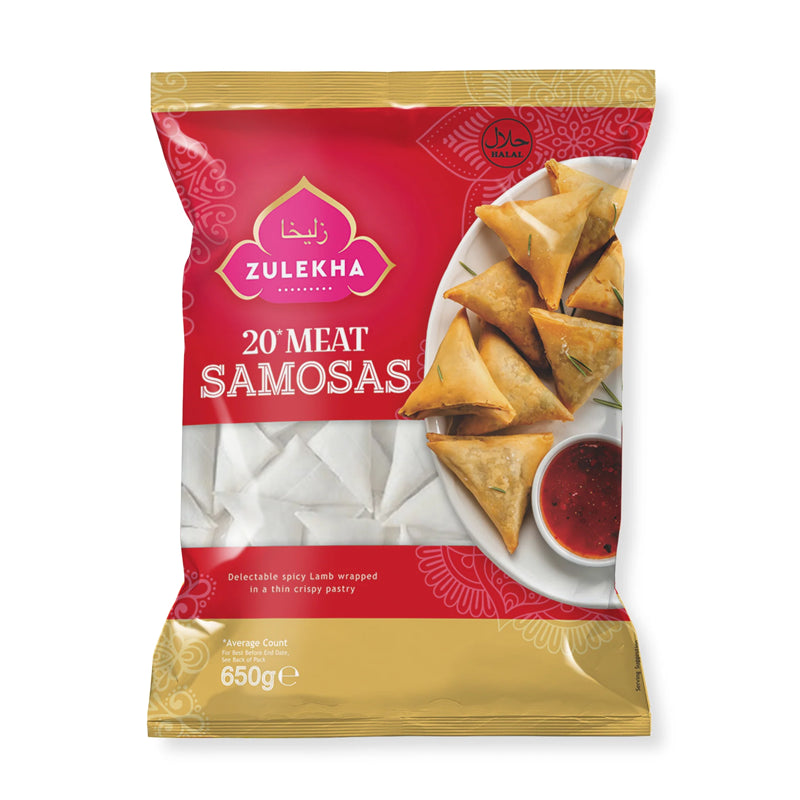 Zulekha 20 Meat Samosa 650g