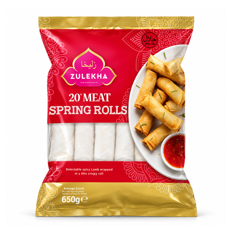 Zulekha 20 Meat Spring Rolls 650G