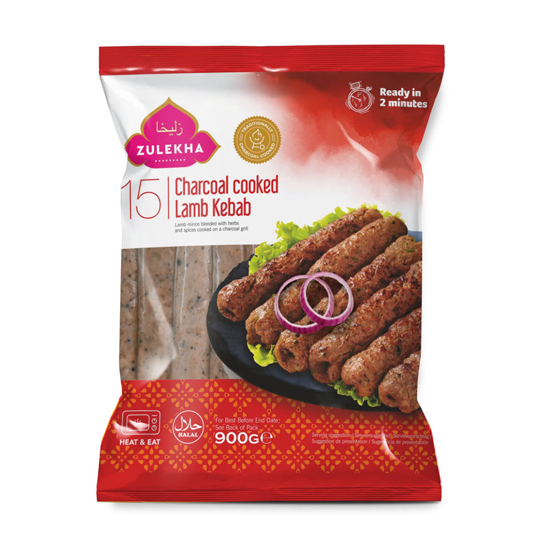 Zulekha 15 Lamb Charcoal Kebab 900g