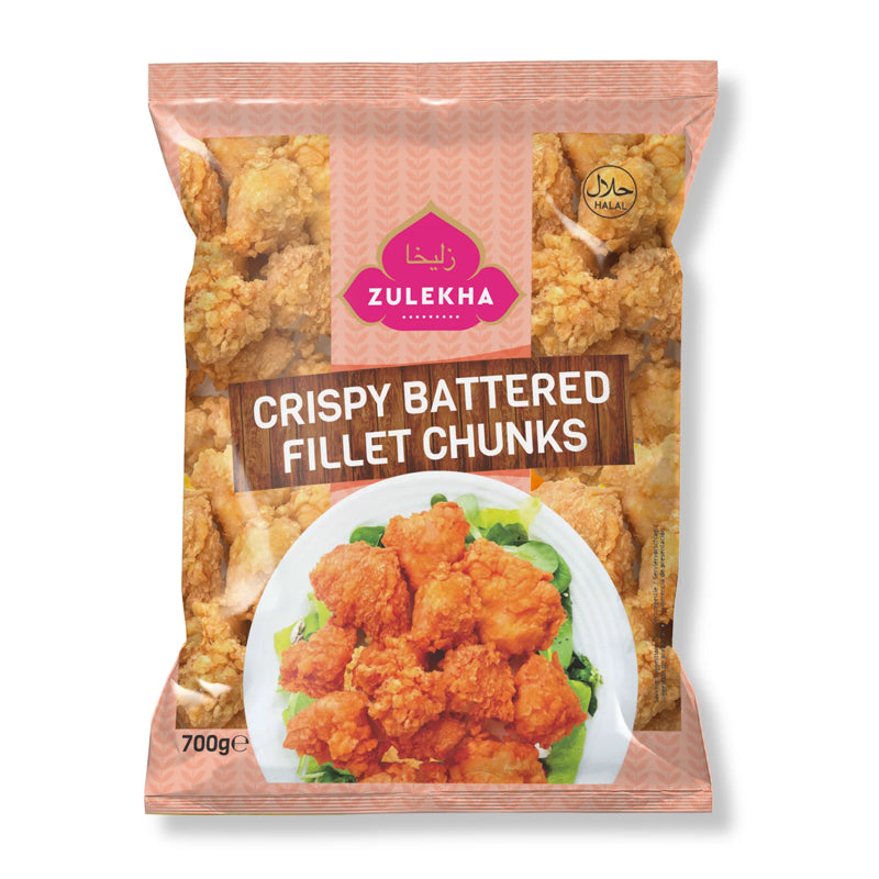 Zulekha Crispy Battered Fillet Chunks 700g