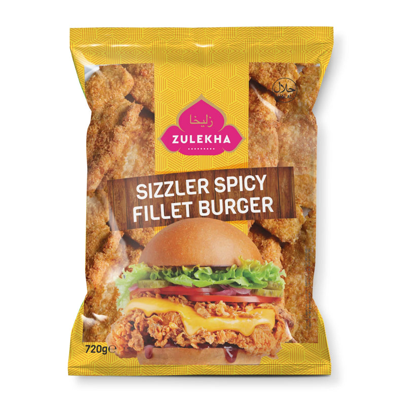 Zulekha Sizzler Spicy Burgers 720g